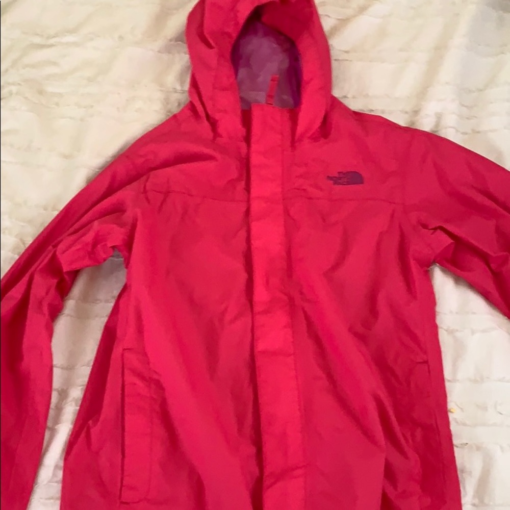 north face rain coat